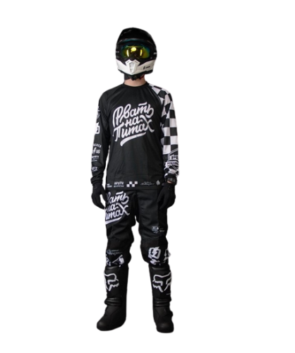 Grom Штаны кроссовые PBR Рвать на питах в Кемерове