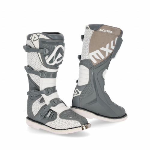Acerbis Мотоботы кроссовые E-Team Grey/White в Кемерове